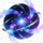 星空体育官方logo - 橙色与深蓝色交织的科技感图形